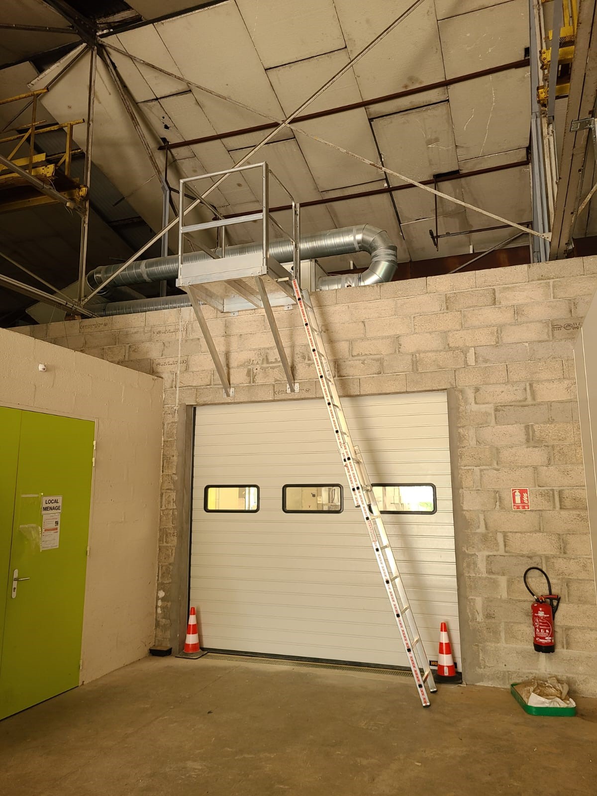 Installation plateforme par Astrali, professionnelle de la toiture en Ile-de-France