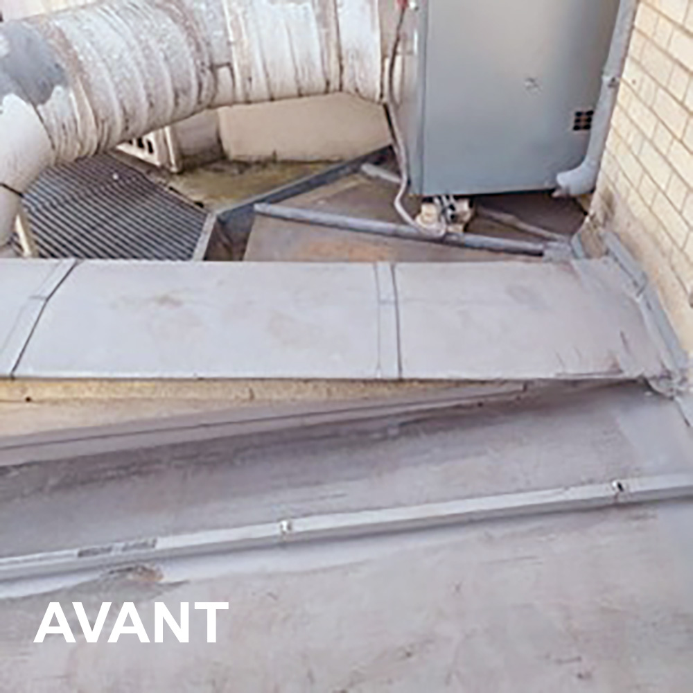 Pose d’une plateforme sur la toiture par Astrali